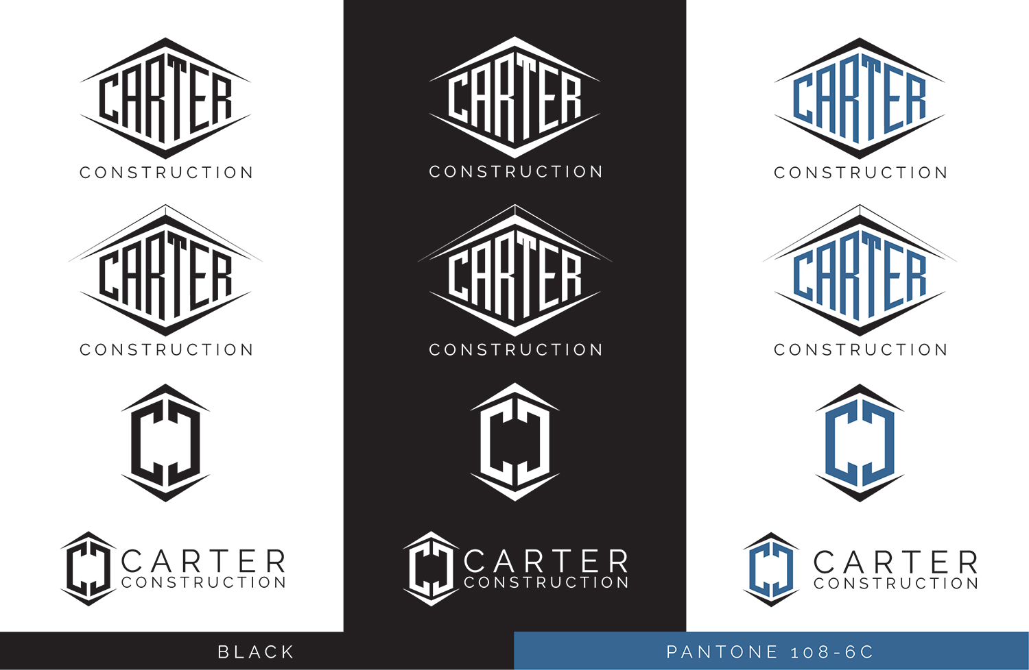 Carter Construction logo looks