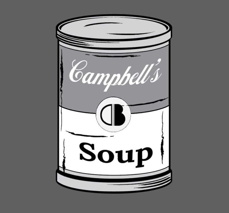 custom designed campbells soup can